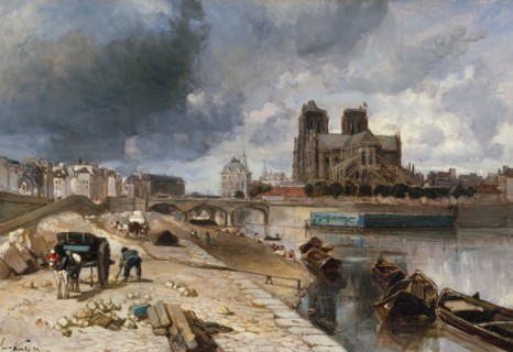 Notre-Dame seen from the Quai de la Tournelle.