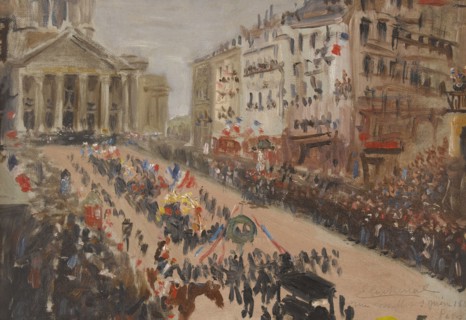 The Funeral of Victor Hugo.