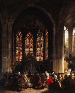 The Chapel of the Virgin at the Church of Saint-Gervais-Saint-Protais.