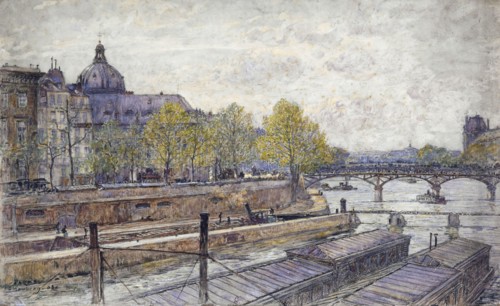 The Quai Conti and the Pont des Arts.