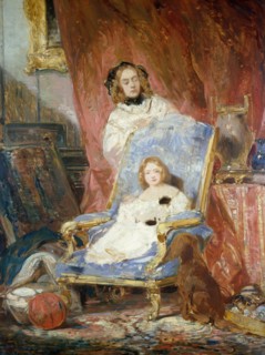Madame Isabey and her daughter.