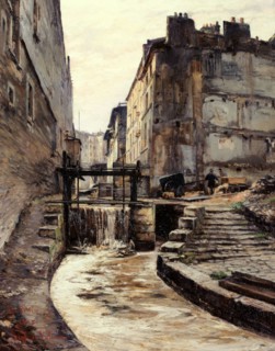 The Bievre River at the Valence Street Mill.
