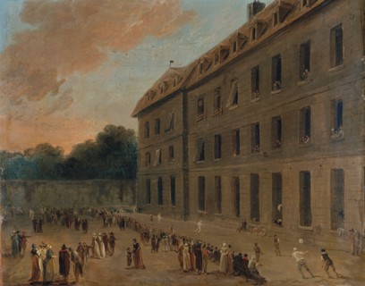 Prisoners' Recreation at Saint-Lazare: The Game of Ball.