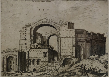 Ruins of Saint Peter's Church in Rome