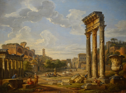 View of the Forum in Rome