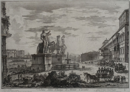 View of Piazza di Monte Cavallo