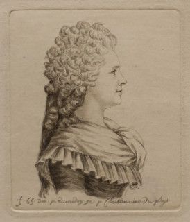 Portrait of the poetess Madame Joliveau