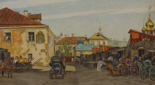 The cabbies' yard on the Canal