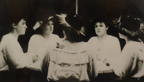 Vera Mukhina (1889-1953) in a mirror room