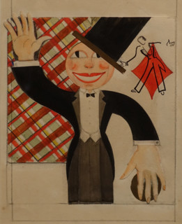 Sketch of a stage costume