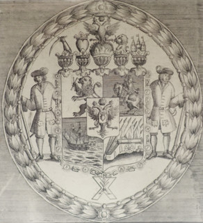 Princely coat of arms of Alexander Danilovich Menshikov
