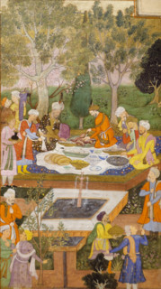 Feast at Badi Al-Zaman Mirza's in Herat