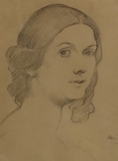 Portrait of the ballerina Isadora Duncan (1877-1927)