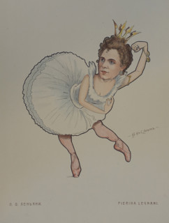 Italian ballerina Pierina Legnani (1863-1923/1930)