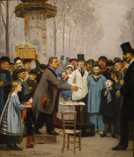 News seller in Paris