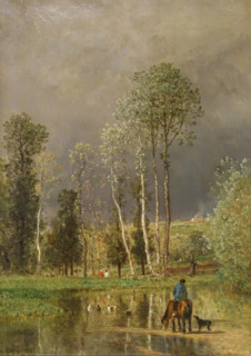Approaching storm (At the watering place)