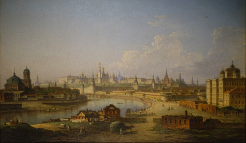 View of the Kremlin and Moskvoretsky Bridge
