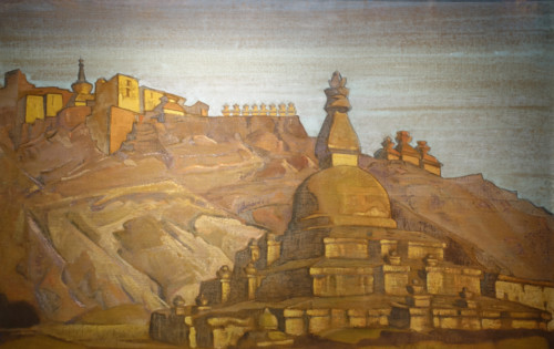 Monastery and fortress on a hill