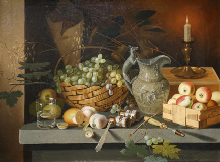 Still life with candle