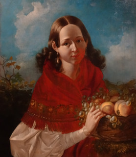 Girl with Fruit