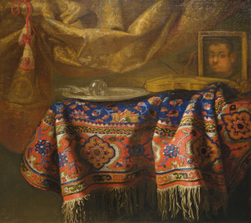 Still life with oriental carpet