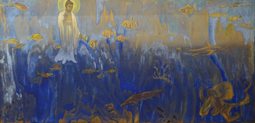 Buddha in the underwater kingdom