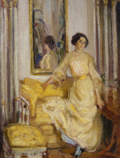 In the Yellow Living Room (living room in the Petrovskoye estate near Moscow)