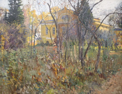 A manor house in the Autumn