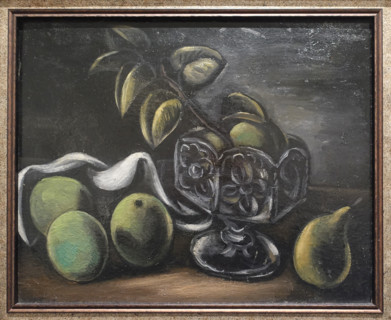 Still life with a pear