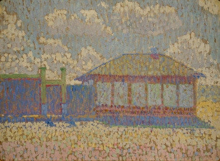 Landscape with a house