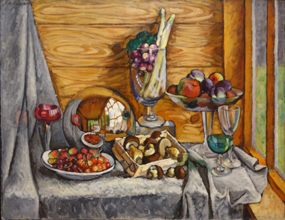 Still Life with Mushrooms