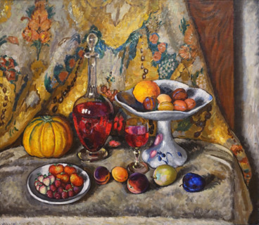 Still Life with Brocade