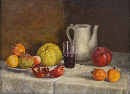 Still Life with a Broken Pomegranate