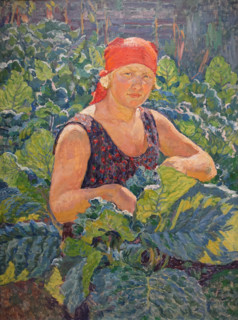 Girl on a Tobacco Plantation