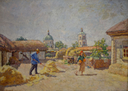Courtyard in the Cossack Village of Mikhailovskaya