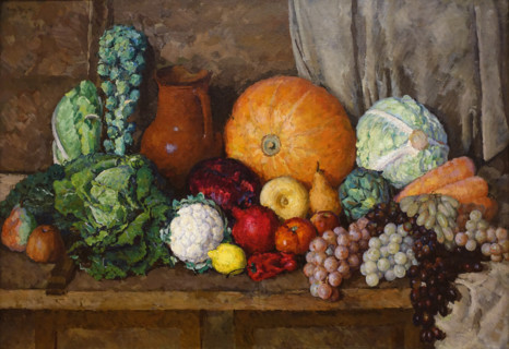 Still Life with Vegetables and Fruits