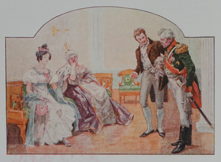 Illustration from the novel 'Eugene Onegin'