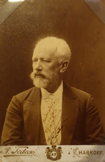 Portrait of composer Tchaikovsky Pyotr Ilyich (1840-1893)