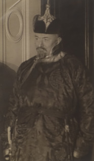 People's Commissar for Foreign Affairs of the USSR S.M.Chicherin in Mongolian national costume