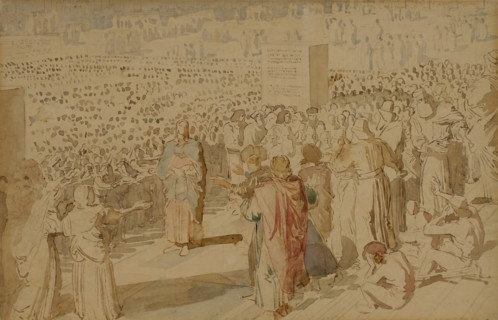 The Chief priests and Pharisees want to catch Christ preaching in parables
