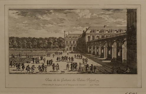 View of the gallery of Palais Royal by Gabriel Perelle (1640-1695)