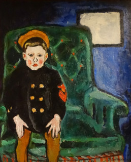 Portrait of Misha (the artist's son) in naval uniform