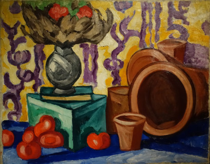Still life with tomatoes
