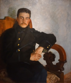 Portrait of the artist's brother Mikhail Kustodiev (1880-1942)