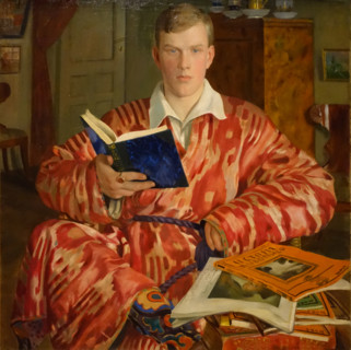 Portrait of the artist's son Kirill Kustodiev