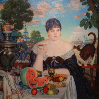 A Merchant's Wife at Tea