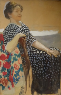 Portrait of the artist Anna Ostroumova-Lebedeva (1871-1955)