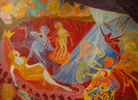 Red carousel