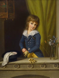 Portrait of  Vorontsov Mikhail (1782-1856) as a child