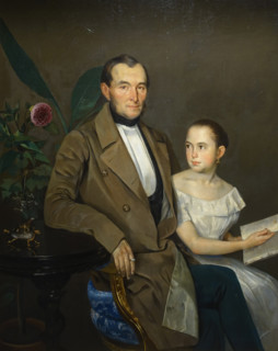 Portrait of a father and daughter